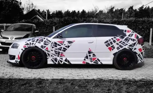 audi s3 egyedi fóliázás
