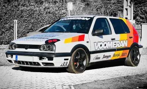 volkswagen golf mk3 voomeran dekor matricázás